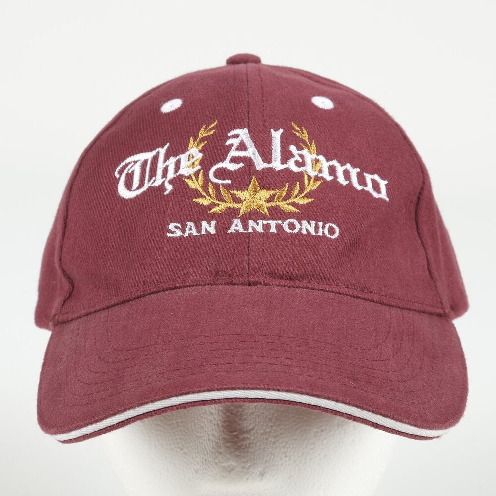 The Alamo San Antonio Texas Embroidered Logo Souvenir Strapback Hat